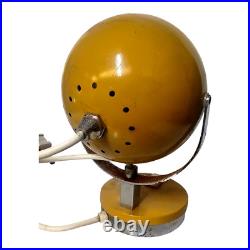 RARE Vintage 1960s Eyeball Space Age Atomic Lamp Mustard Yellow RARE Vintage 1960s Eyeball Space Age Atomic Lamp Mustard Yellow