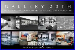 Rare! Atomic Vintage MID Century Modern Floating Magazine Rack 1950 Rosewood