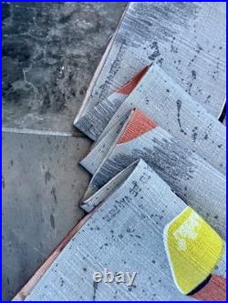 Retro Boomerang 1950 Amoeba GALAXIES Mid Century Atomic Barkcloth Vintage Fabric Retro Boomerang 1950 Amoeba GALAXIES Mid Century Atomic Barkcloth Vintage Fabric