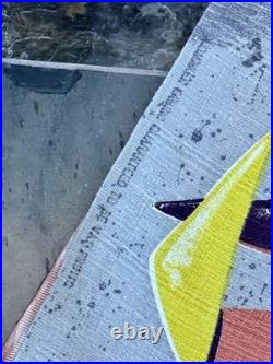 Retro Boomerang 1950 Amoeba GALAXIES Mid Century Atomic Barkcloth Vintage Fabric Retro Boomerang 1950 Amoeba GALAXIES Mid Century Atomic Barkcloth Vintage Fabric