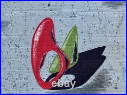 Retro Boomerang 1950 Amoeba GALAXIES Mid Century Atomic Barkcloth Vintage Fabric Retro Boomerang 1950 Amoeba GALAXIES Mid Century Atomic Barkcloth Vintage Fabric