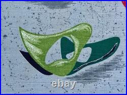 Retro Boomerang 1950 Amoeba GALAXIES Mid Century Atomic Barkcloth Vintage Fabric Retro Boomerang 1950 Amoeba GALAXIES Mid Century Atomic Barkcloth Vintage Fabric
