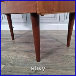 Retro Vintage Mid Century Modern Chest Of 3 Drawers Teak Veneer Atomic Legs