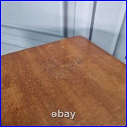 Retro Vintage Mid Century Modern Chest Of 3 Drawers Teak Veneer Atomic Legs