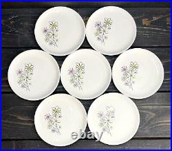 Royal China Twinkle Pattern Dinnerware Set 24 Pieces Mid-Century Atomic Daisies