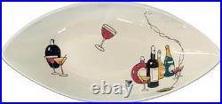 Royal Winton Grimwades Martini Motif Serving Dish Atomic Mid-Century Modern Rare