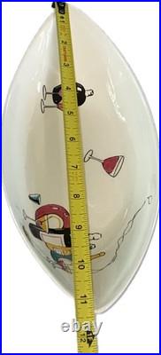 Royal Winton Grimwades Martini Motif Serving Dish Atomic Mid-Century Modern Rare