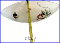 Royal Winton Grimwades Martini Motif Serving Dish Atomic Mid-Century Modern Rare