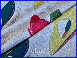 SALE! 50's Mobiles Atomic Amoebas Boomerang Mid Century Vintage Fabric PILLOWS
