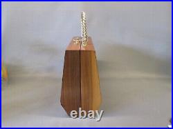 STARBURST ATOMIC Gold Wood HANDBAG PURSE CLUTCH Women's Mid Century Modern STARBURST ATOMIC Gold Wood HANDBAG PURSE CLUTCH Women's Mid Century Modern