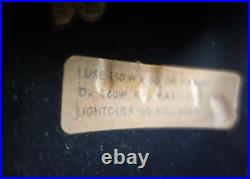 Set Of 3 Chrome Lightolier Orb Track Lights Atomic Age Vintage MID Century Era