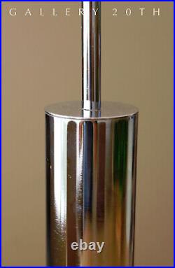 Sleek! MID Century Nessen Chrome Desk Lamp! Panton Atomic Age 60's 50's Vintage