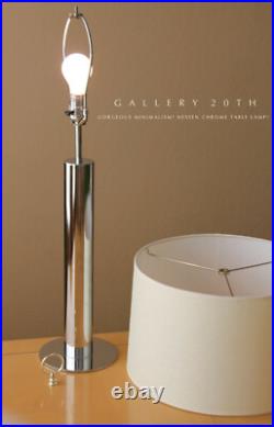 Sleek! MID Century Nessen Chrome Desk Lamp! Panton Atomic Age 60's 50's Vintage