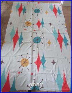 Society 6 Mid Century Atomic Starburst Curtain Panels Set 2 50 x 82