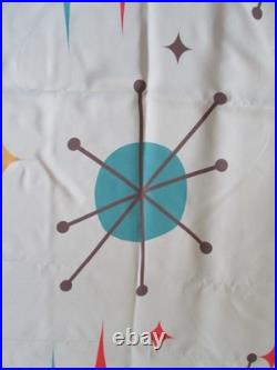 Society 6 Mid Century Atomic Starburst Curtain Panels Set 2 50 x 82