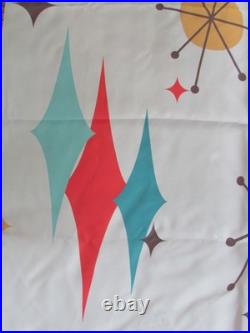 Society 6 Mid Century Atomic Starburst Curtain Panels Set 2 50 x 82