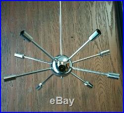 Sputnik atomic chandelier starburst light Mid Century Modern