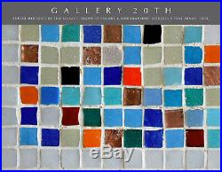Superb! MID Century Modern Original Tile Mosaic Wall Art! Vtg 50's Atomic Table