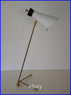 TALL TABLE LAMP Mid Century Arteluce Eames Stilnovo 50s 60s Deco Atomic Reading