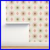 Traditional_Wallpaper_Pink_Retro_Diamond_1950S_Mid_Century_Atomic_01_mkq