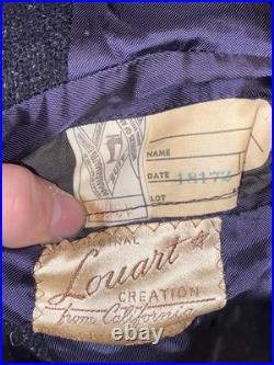 True Vintage Atomic Fleck 1950s 60s Blazer Suit Jacket Sport Coat Mid Century 41