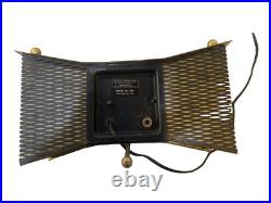 United Clock Co Vintager Clock, Atomic, Mid CENTURY, 1950's Model 340 glow in BL