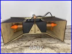 United Clock Co Vintager Clock, Atomic, Mid CENTURY, 1950's Model 340 glow in BL