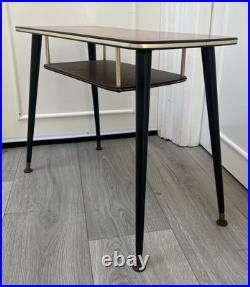VINTAGE MID CENTURY ATOMIC RECTANGLE COFFEE SIDE TABLE 1960's
