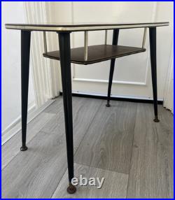 VINTAGE MID CENTURY ATOMIC RECTANGLE COFFEE SIDE TABLE 1960's