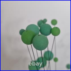 VTG Laurids Lonborg 1960 Atomic Ball Kinetic Mobile Sculpture MCM Blue Green 18