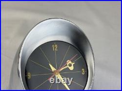 VTG Mid Century Jefferson Electric 500 Bullet Clock Space Age Atomic WORKING VTG Mid Century Jefferson Electric 500 Bullet Clock Space Age Atomic WORKING