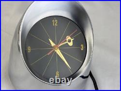 VTG Mid Century Jefferson Electric 500 Bullet Clock Space Age Atomic WORKING VTG Mid Century Jefferson Electric 500 Bullet Clock Space Age Atomic WORKING