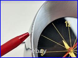 VTG Mid Century Jefferson Electric 500 Bullet Clock Space Age Atomic WORKING VTG Mid Century Jefferson Electric 500 Bullet Clock Space Age Atomic WORKING