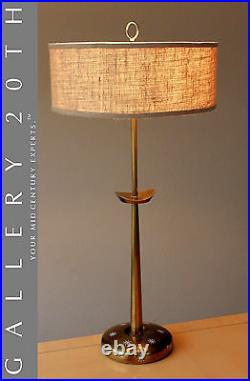 Very Rare! MID Century Modern Brass Stiffel Lamp! Atomic Sputnik Vtg 50's Retro