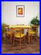 Vintage_1950_s_Yellow_Formica_Dining_Table_4_Chairs_Mid_Century_Atomic_Diner_01_vmva