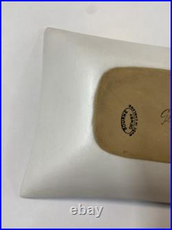 Vintage 1950s Bourne Denby Pottery Glyn Colledge Atomic Bar Theme Dish signed