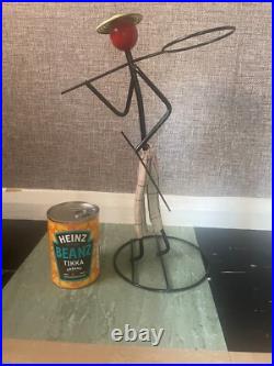 Vintage 1950s MCM midcentury modern atomic metal figure- Fredric Weinberg style