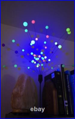 Vintage 60's Danish Modern Kinetic Ball Atomic MCM Wire Sculpture GLOWS Vintage 60's Danish Modern Kinetic Ball Atomic MCM Wire Sculpture GLOWS