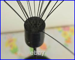 Vintage 60's Danish Modern Kinetic Ball Atomic MCM Wire Sculpture GLOWS