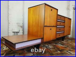 Vintage 60's Teak Sideboard Drinks Cabinet Mid-Century Retro Atomic Danish Home