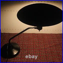 Vintage Art Specialty Co. Black UFO Atomic Saucer Desk Lamp 1960s 17