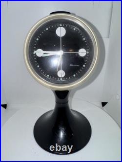 Vintage Atomic Blessing W. Germany Space Age Clock Mid Century Modern Glow Dial