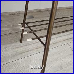 Vintage Atomic Era Formica Coffee Table with Magazine Rack Formwood