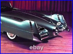 Vintage Atomic Mid Century Modern 1950s 1960 Jet Space Age Concept Car Art Deco