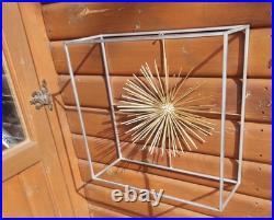 Vintage Atomic Wall Hanging Mid Century Modern Exploding Atom Decor Sputnik Art