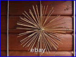 Vintage Atomic Wall Hanging Mid Century Modern Exploding Atom Decor Sputnik Art