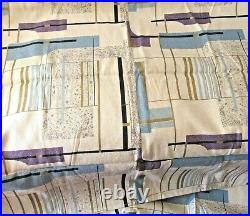 Vintage Barkcloth Yardage/fabric Abstract/Atomic/Mid Century Modern 5+ yards