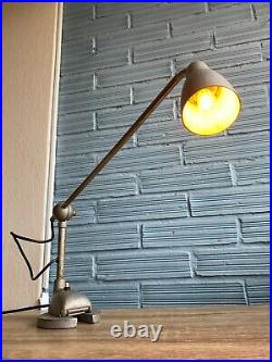Vintage Bauhaus Design Antique Lamp Atomic Light Mid Century Industrial Bankers