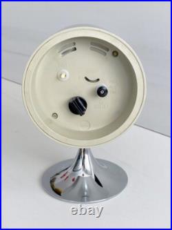 Vintage Clock By Linden With Saarinen Tulip Base Atomic 60s Mod Mid-Century