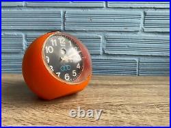 Vintage Clock Table Mid Century Insa Space Age UFO Atomic Design Plastic Pop